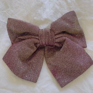 Brand new zara limited edition Sparkly Pink Bow Hair Accessory